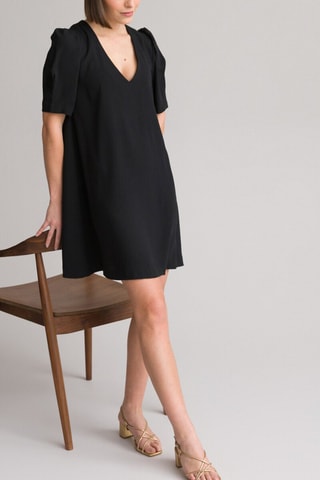 Abito a trapezio - Nero