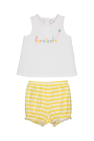 Set baby - Bianco e giallo