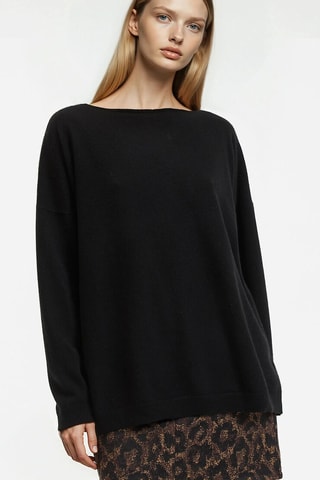 Maglia in cashmere - Nero