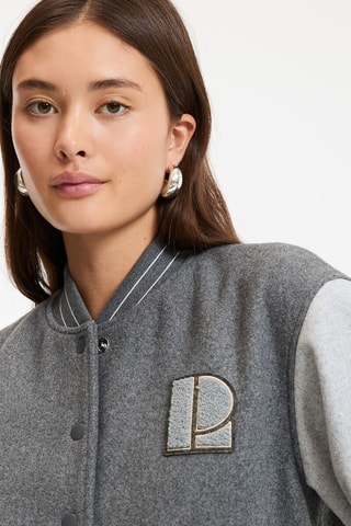 Giubbotto in lana - Grigio ed ecrù