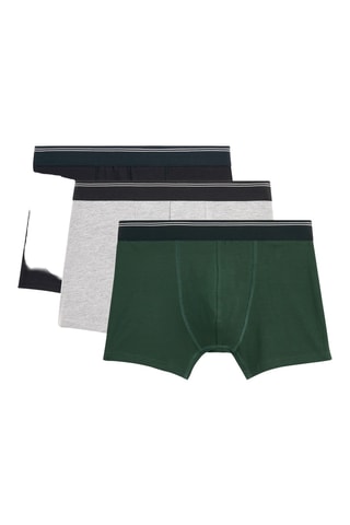 3 parigamba - Verde, nero e grigio melange