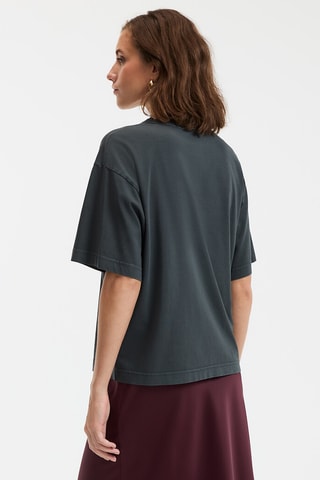 T-shirt loose - Grigio scuro