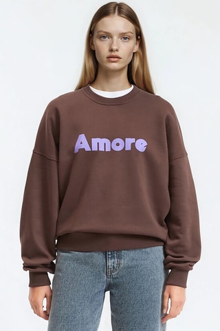 Felpa Amore - Marrone