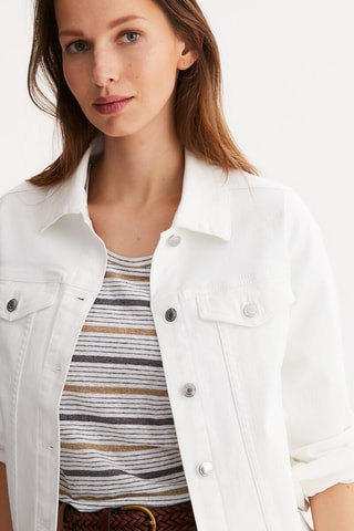 Giacca in jeans - Bianco