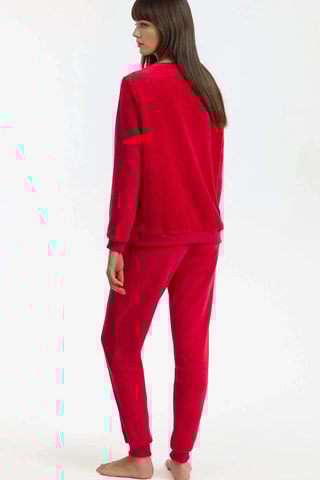 Pigiama in pile - Rosso