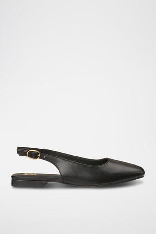 Ballerine in pelle - Nero