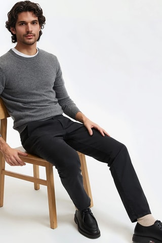 Pantaloni chino regular François - Nero