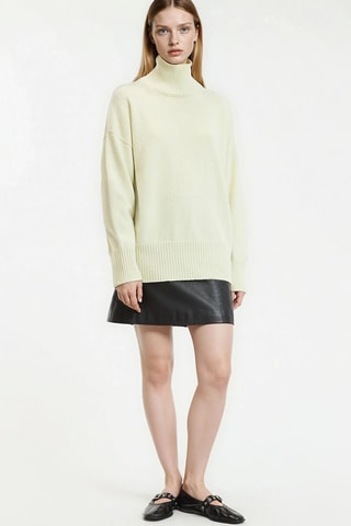 Maglia in lana e cashmere - Giallo