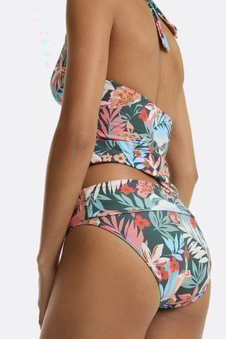 Slip bikini - Kaki e celeste