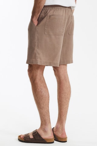 Bermuda in lino - Beige