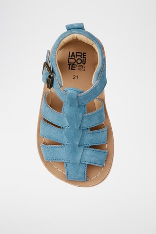 Sandali in pelle scamosciata - Blu