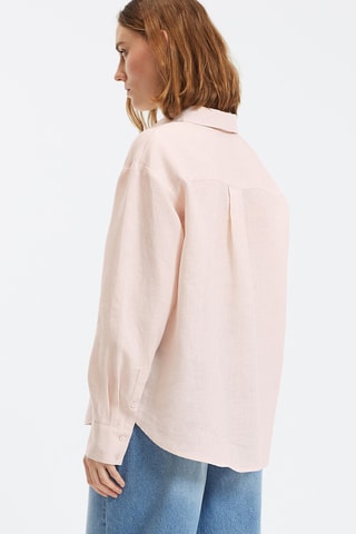 Camicia in lino Marlene - Beige