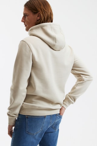 Felpa con cappuccio - Beige