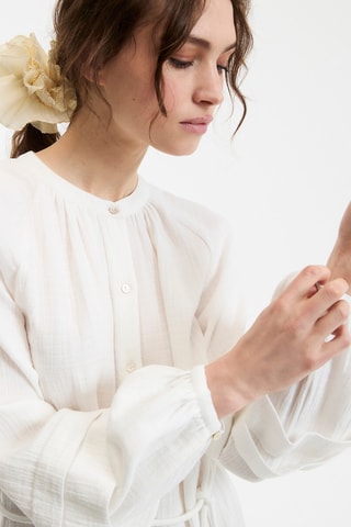 Robe chemise - Ivoire