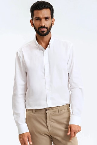 Camicia slim - Bianco