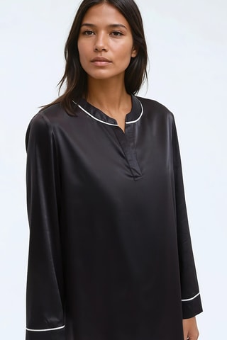 Camicia da notte - Nero e bianco