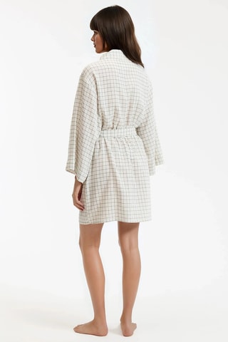 Accappatoio Margot - Bianco e nero