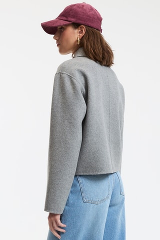 Giacca in lana - Grigio melange