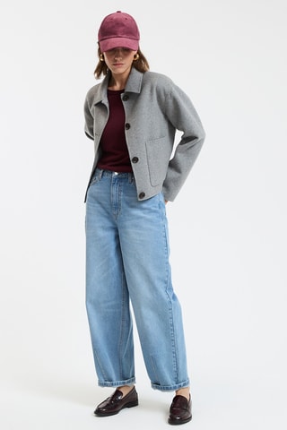 Giacca in lana - Grigio melange