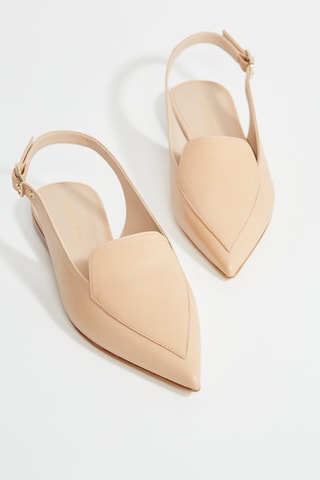 Sandalias de piel - Beige