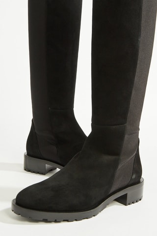 Botas em couro - Preto