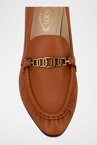 Zapatos de piel de tacón - Marrón