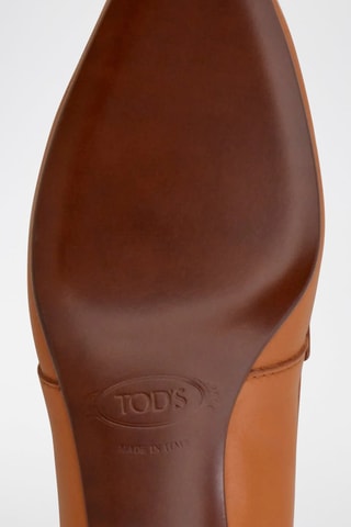 Zapatos de piel de tacón - Marrón