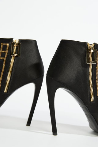 Botines de seda - Negro