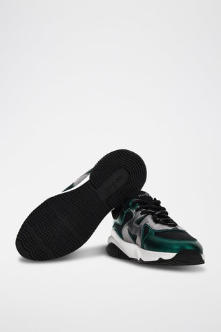 Zapatillas de piel - Verde