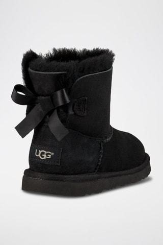 Bottines fourrées en nubuck Mini bailey - Noir