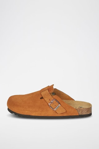 Sabots en nubuck Olivier Marron