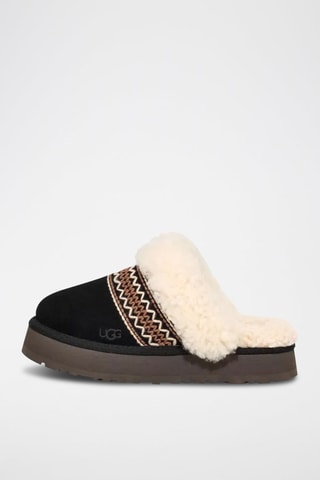 Chaussons en nubuck Disquette Atherson - Noir