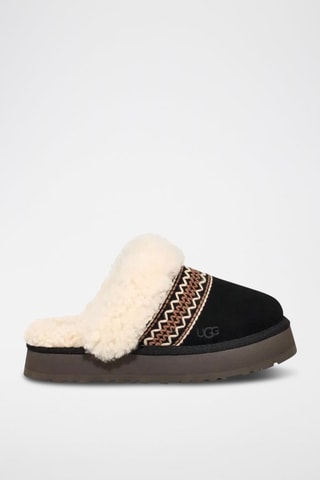 Chaussons en nubuck Disquette Atherson - Noir