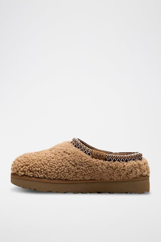 Chaussons en peau de mouton Tasman Maxi Curl - Marron