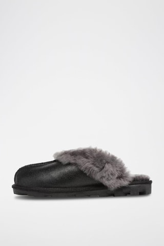 Chaussons en nubuck Coquette - Noir