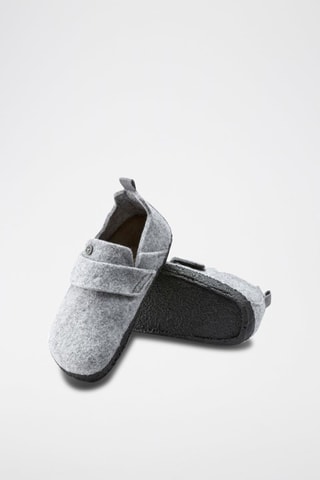 Chaussons en feutre de laine Zermatt - Gris