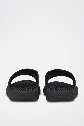 Sandales Softride Slide Massage 
Noir et blanc