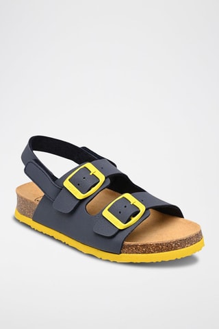 Sandales Turtle Noir et jaune