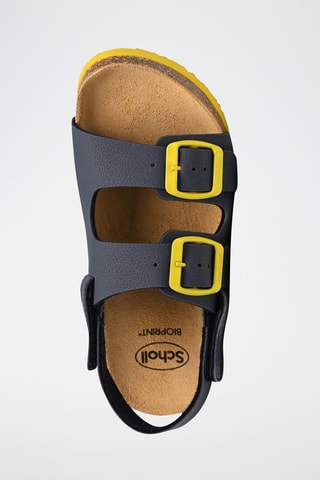 Sandales Turtle Noir et jaune