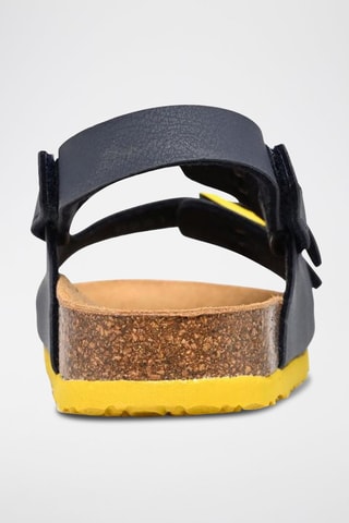 Sandales Turtle Noir et jaune