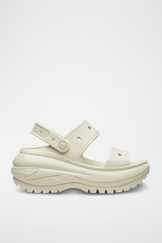 Sandales compensées Mega Crush - Ecru