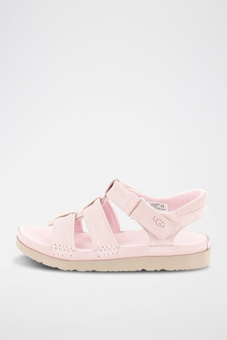 Sandales plateformes en cuir Goldenstar - Rose