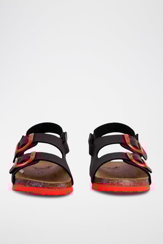 Sandales Turtle Noir et rouge