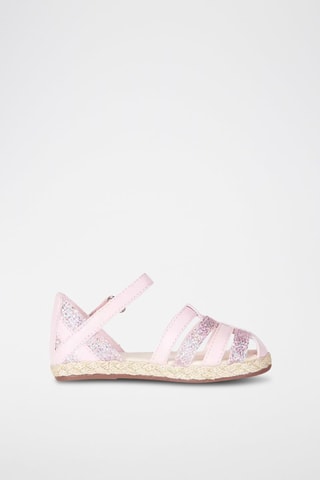 Sandales en cuir Matilde Sparkles Seashell - Rose
