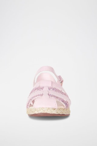 Sandales en cuir Matilde Sparkles Seashell - Rose