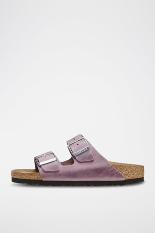 Mules en cuir Arizona - Lilas