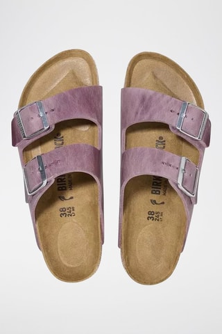 Mules en cuir Arizona - Lilas