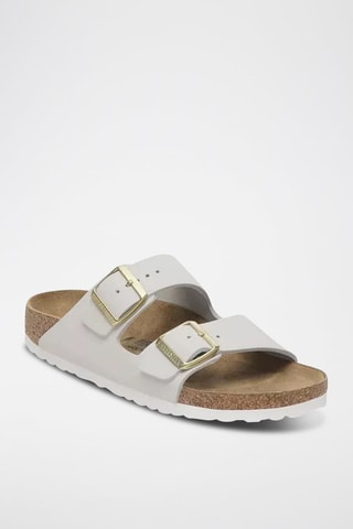 Mules en cuir Arizona - Blanc