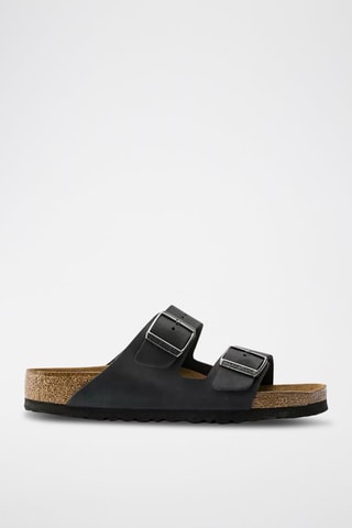 Mules en cuir Arizona - Noir