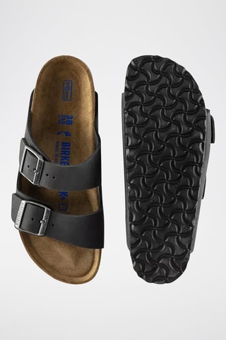 Mules en cuir Arizona - Noir